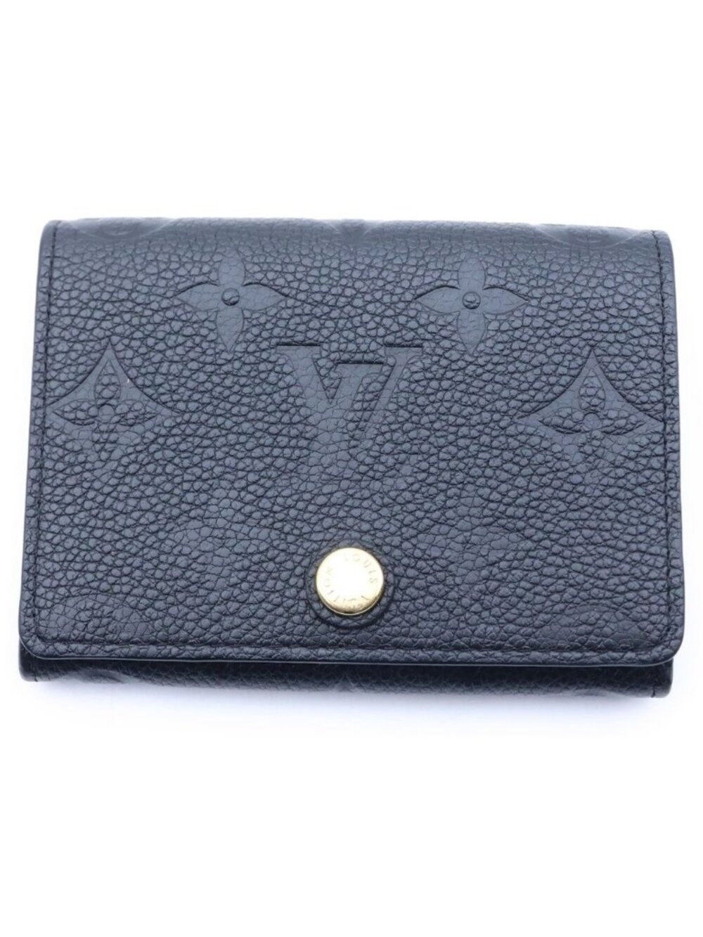 Louis Vuitton Monogram Empreinte Envelope Business Card Holder Compact Wallet